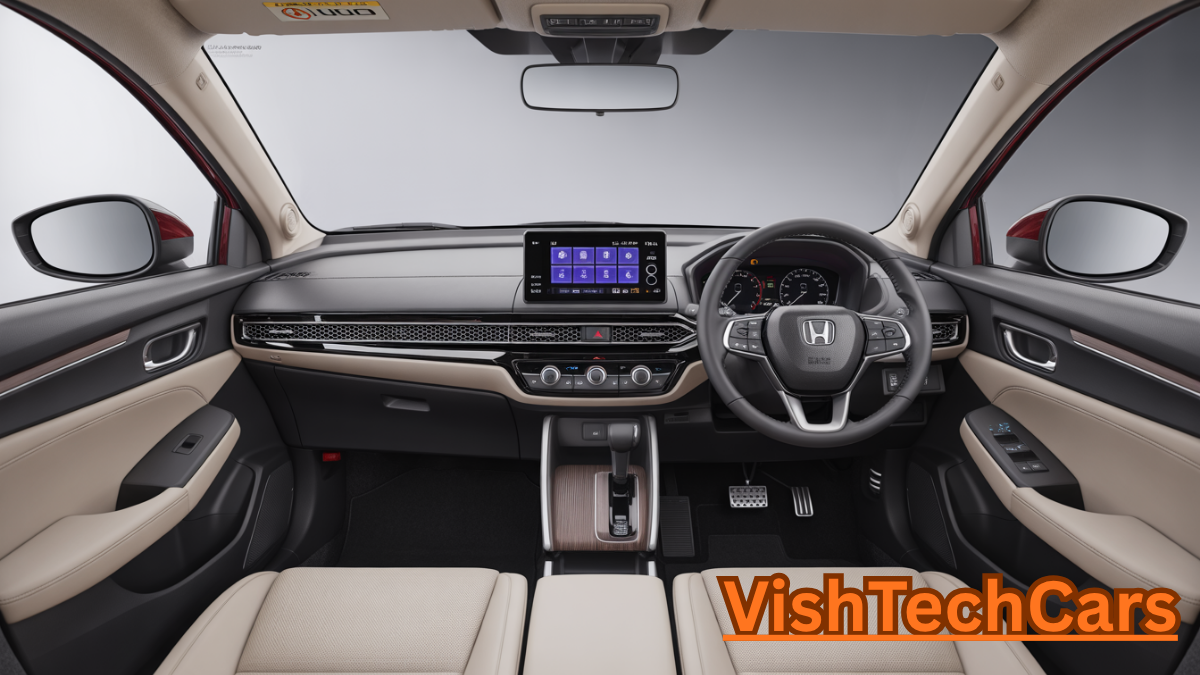2026 Honda City Interior Dashboard and Touchscreen