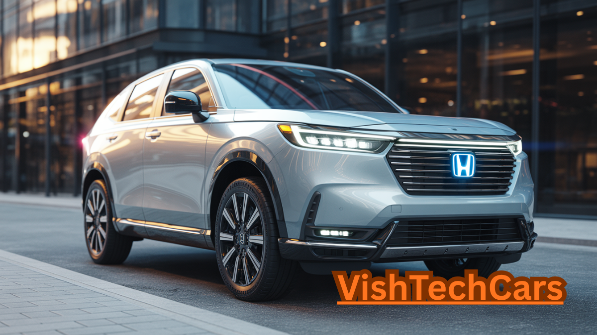 ew Honda Elevate Hybrid SUV in premium silver color parked on a modern city street.