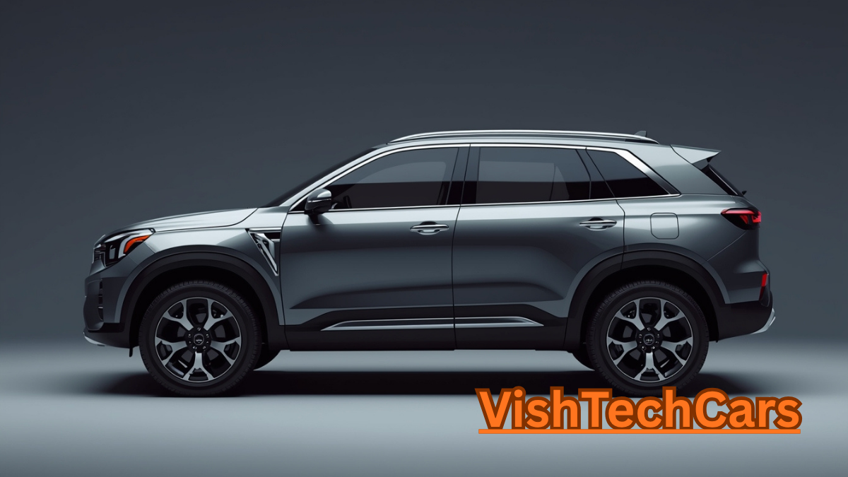 Kia Syros side profile design and high ground clearance features