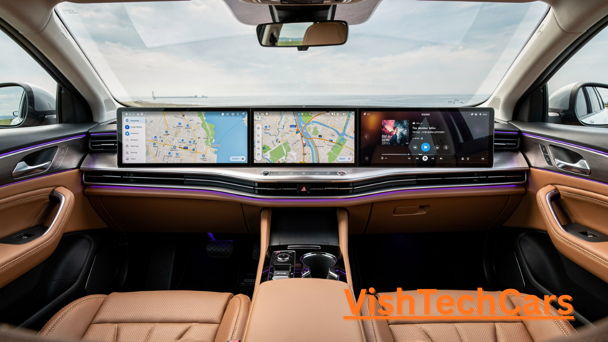 Mahindra XEV 9e Interior 3 screens Cineluxe