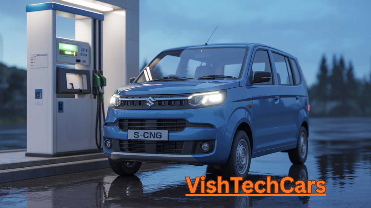 Maruti Suzuki Eeco S-CNG filling at station showing high fuel efficiency.