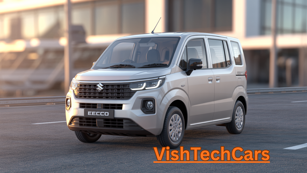 Maruti Suzuki Eeco 2025 White Color Model Front View