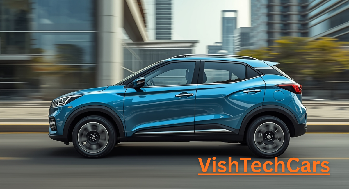 Side profile of Maruti Ignis 2026 driving in city with high ground clearance