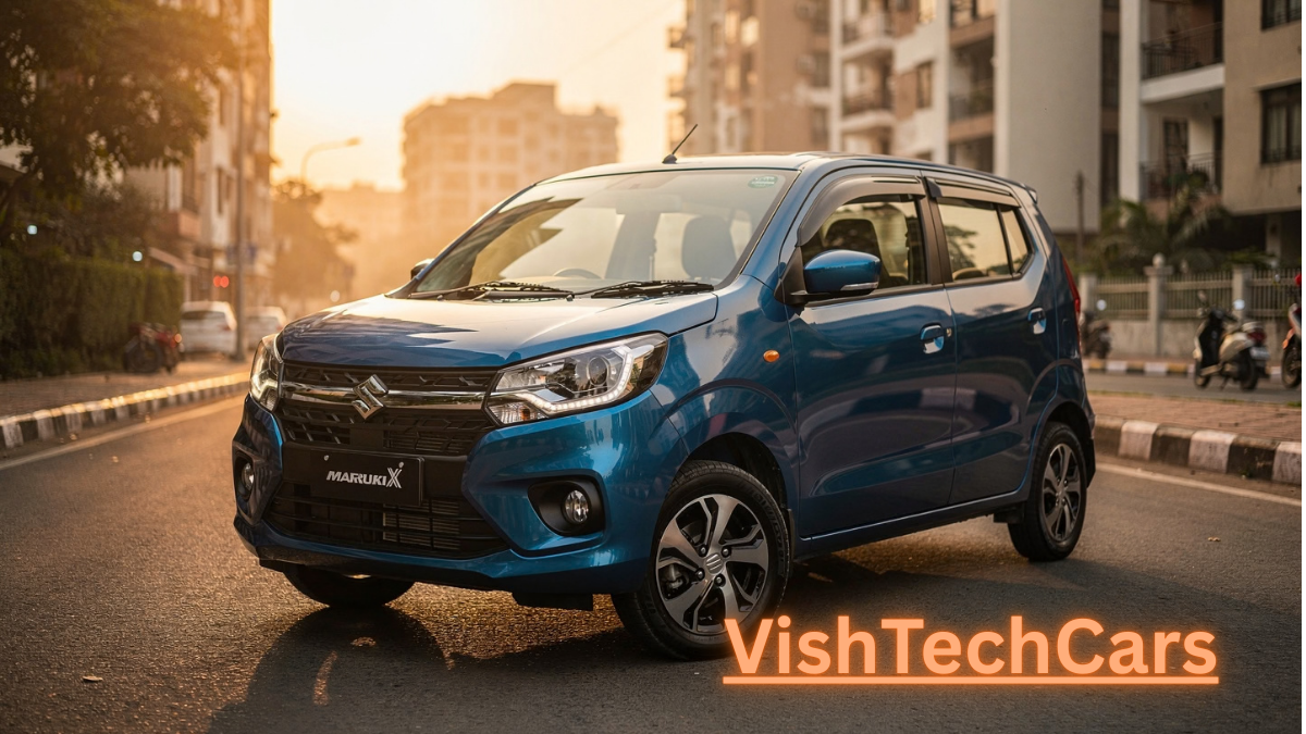 Maruti Wagon R 2026 exterior design blue color family car